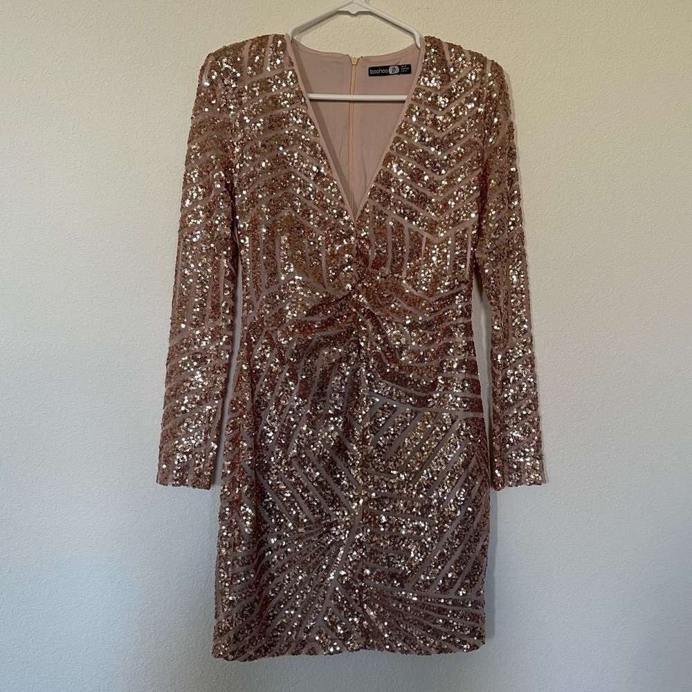 Sequins mini dress